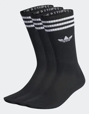 Adidas Solid Crew Socken, 3 Paar