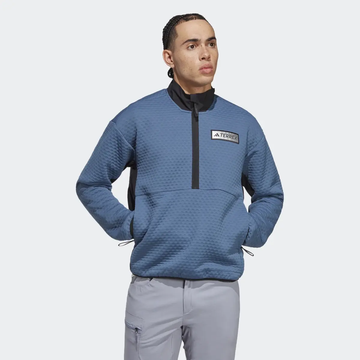 Adidas Terrex Utilitas 1/2-Zip Fleece Jacket. 2