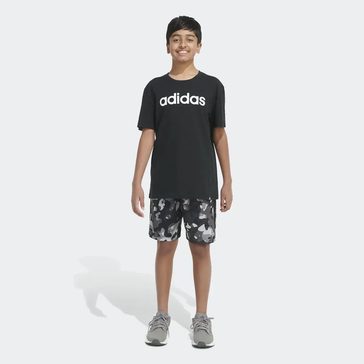 Adidas Core Camo Allover Print Shorts (Extended Size). 1