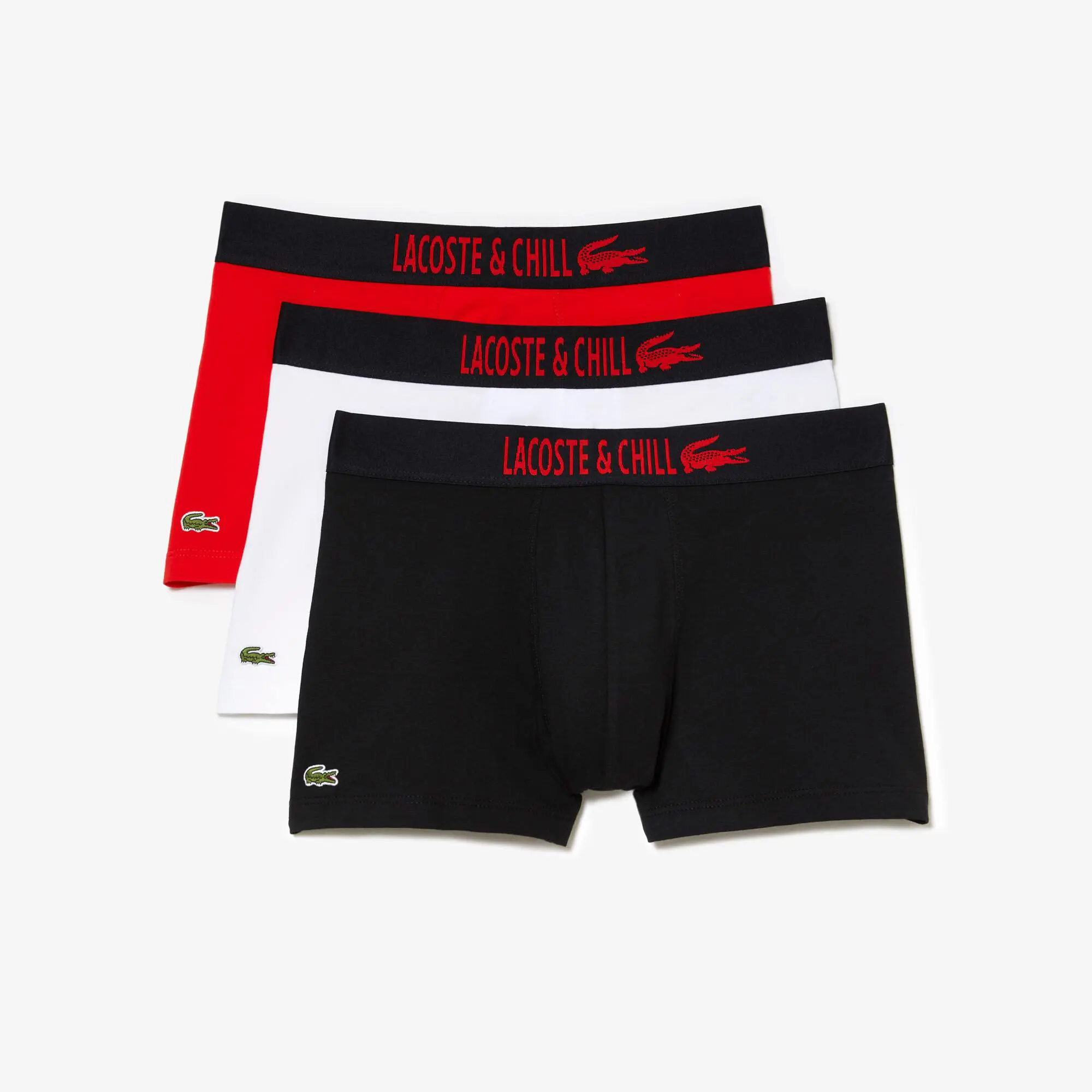 Lacoste Pack de 3 boxers justos de algodão Lacoste x Netflix para homem. 2