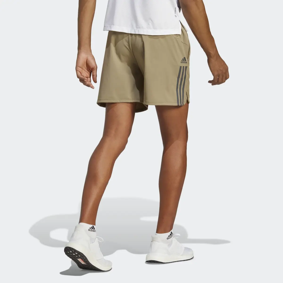 Adidas AlphaStrength Woven Zip Shorts. 2