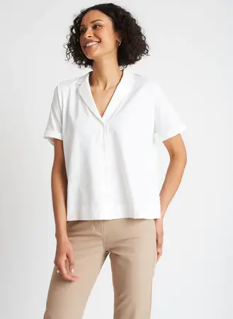 Kit And Ace On The Move Short Sleeve Blouse. 1