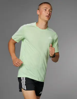 Adidas Own the Run 3-Stripes Tee