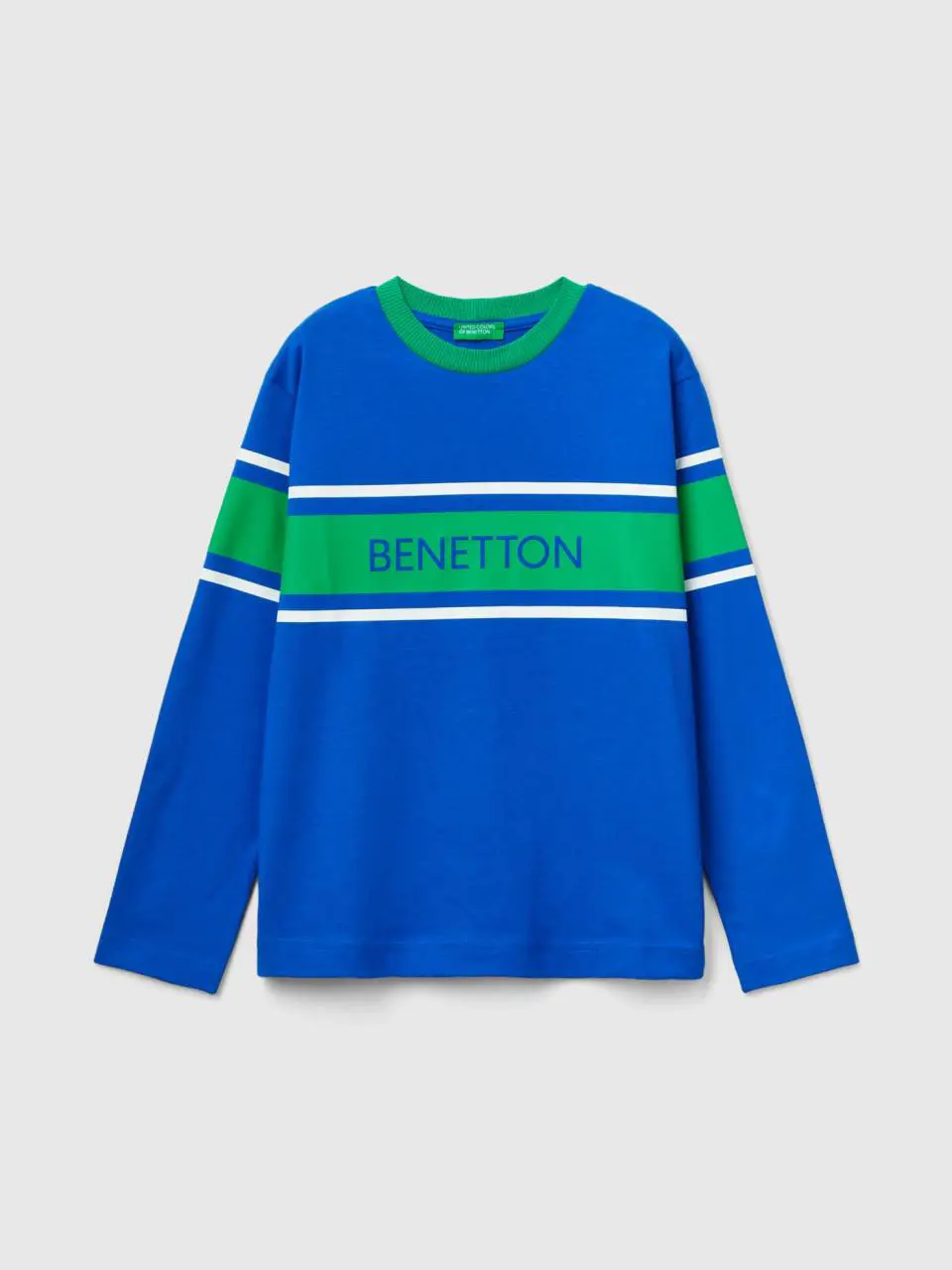 Benetton oversized fit crew neck t-shirt. 1