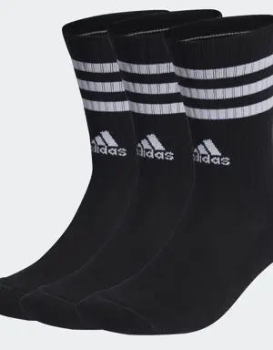 Adidas 3-Stripes Cushioned Crew Socks 3 Pairs - IJ8255