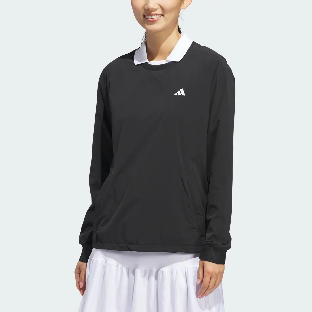 Adidas Ultimate365 Tour WIND.RDY Pullover Sweatshirt. 1