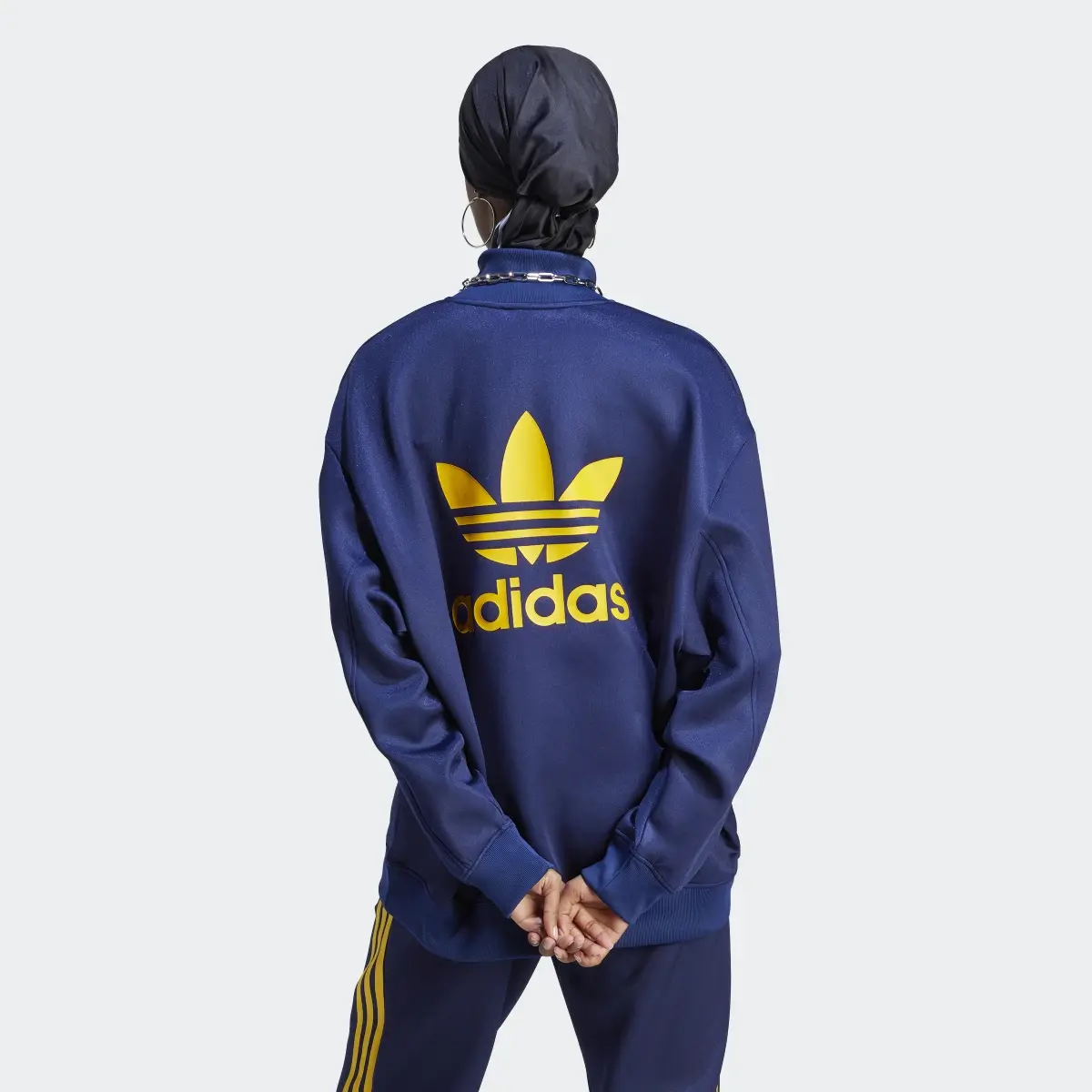 Adidas Adicolor Classics Oversized Half-Zip Sweatshirt. 3