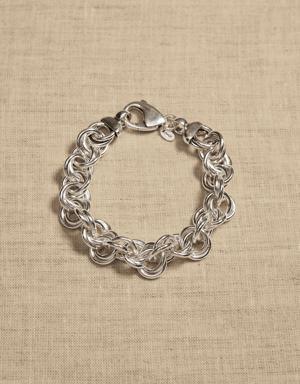 Ravena Link Bracelet &#124 Aureus + Argent silver