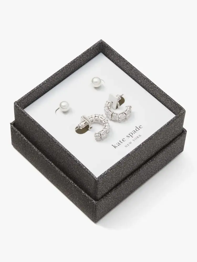 KATE SPADE NEW YORK Wrapped In A Bow stud earrings | Harvey Nichols