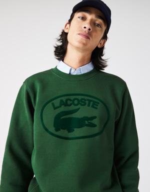 Sweatshirt homme relaxed fit Lacoste en coton biologique