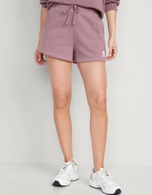 Extra High-Waisted Lounge Shorts for Women -- 3-inch inseam brown