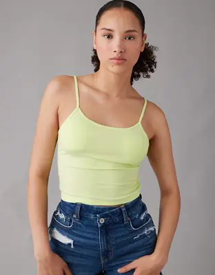 American Eagle Cropped Tank Top. 1