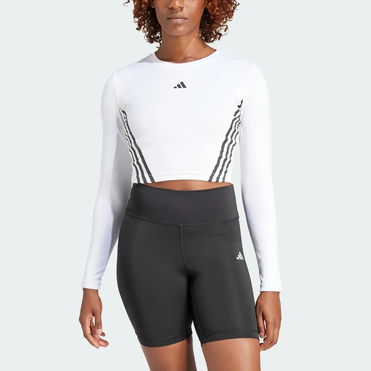 Adidas Koszula AEROREADY Hyperglam Crop. 1