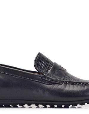 Siyah Günlük Loafer Yazlık Erkek Ayakkabı -11561-