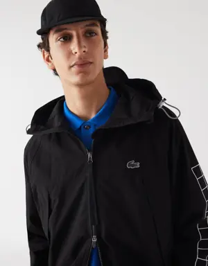 Men's Lacoste Branded Twill Jacket