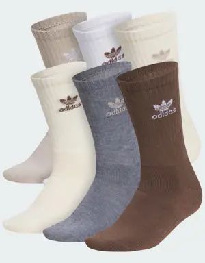 Trefoil Crew Socks 6 Pairs