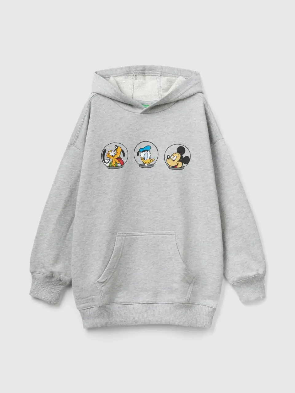 Benetton light gray sweatshirt with disney print. 1