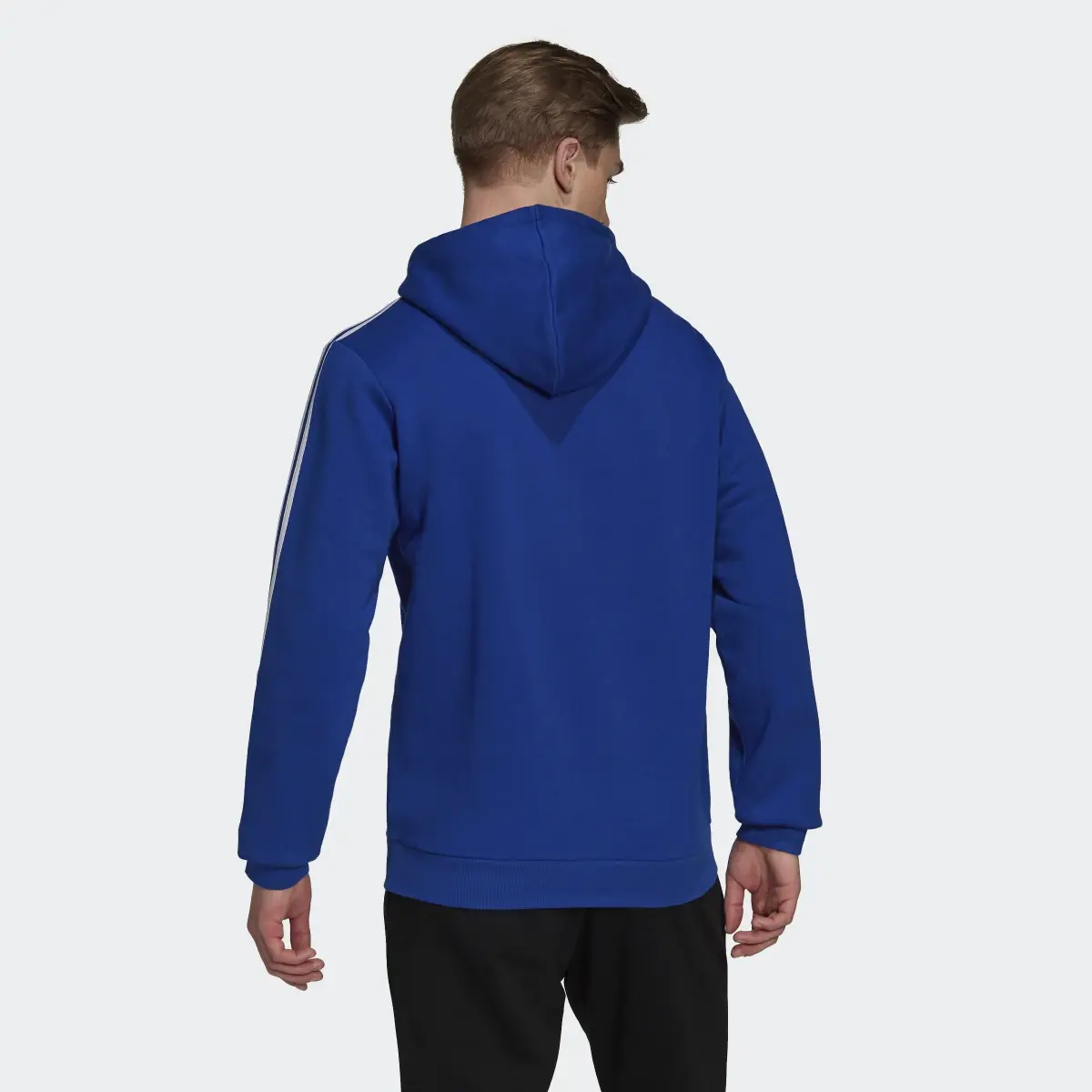 Adidas Essentials Fleece 3-Streifen Logo Hoodie. 3