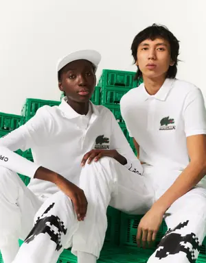Lacoste Polo unisex Lacoste x Minecraft Classic Fit en algodón orgánico