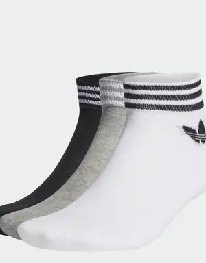 Adidas Trefoil Bilek Boy Çorap - 3 Çift