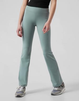 Athleta Girl High Rise Chit Chat Flare Pant green